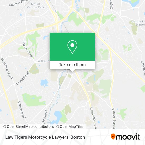 Mapa de Law Tigers Motorcycle Lawyers