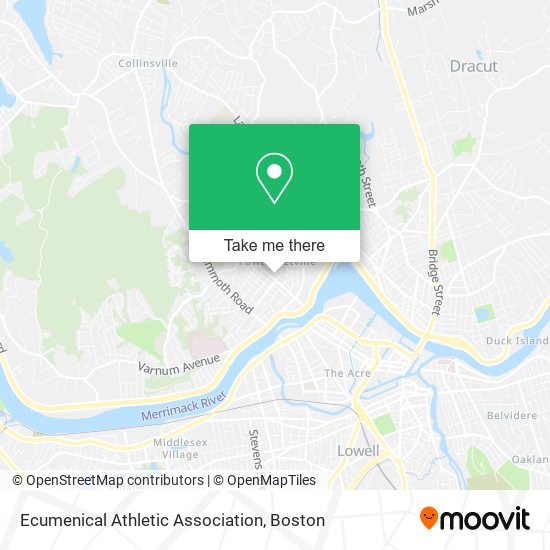 Mapa de Ecumenical Athletic Association