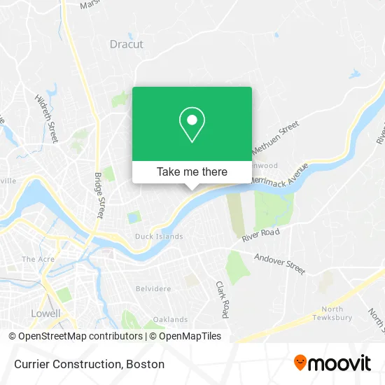 Currier Construction map