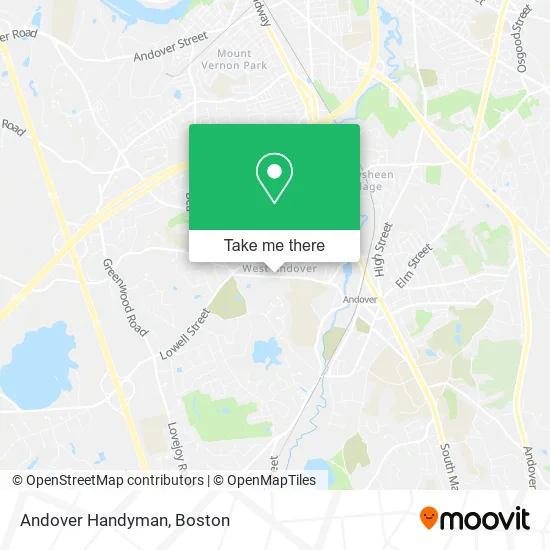 Andover Handyman map