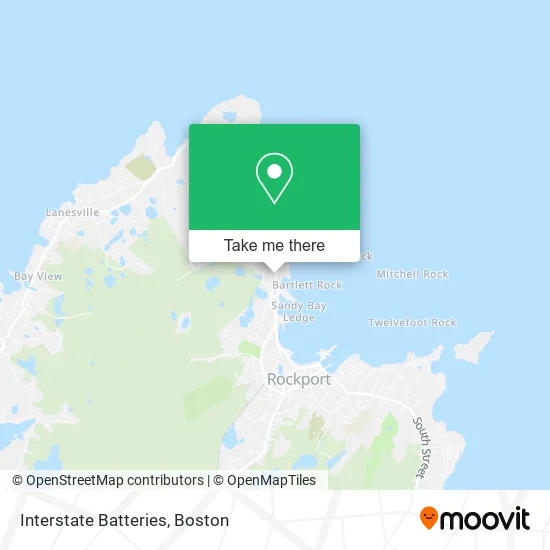 Interstate Batteries map
