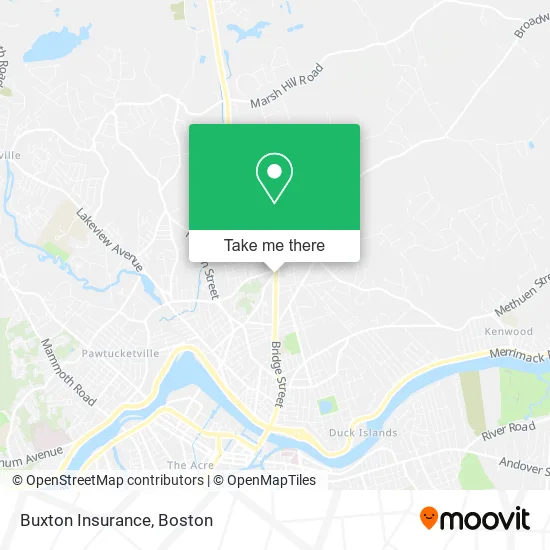 Buxton Insurance map