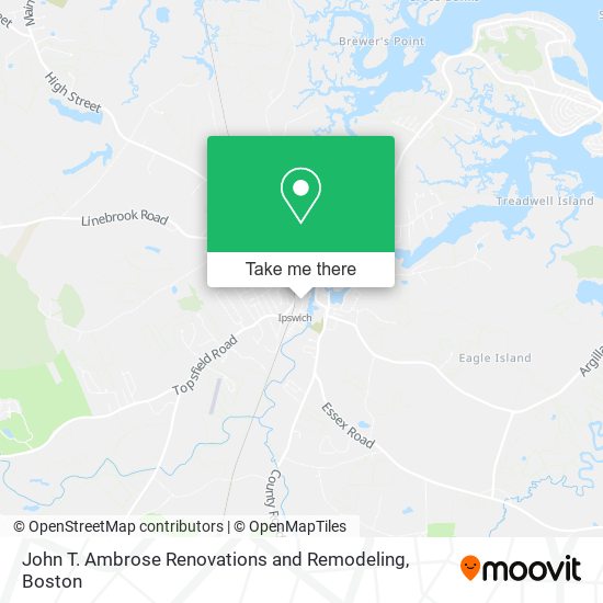 John T. Ambrose Renovations and Remodeling map