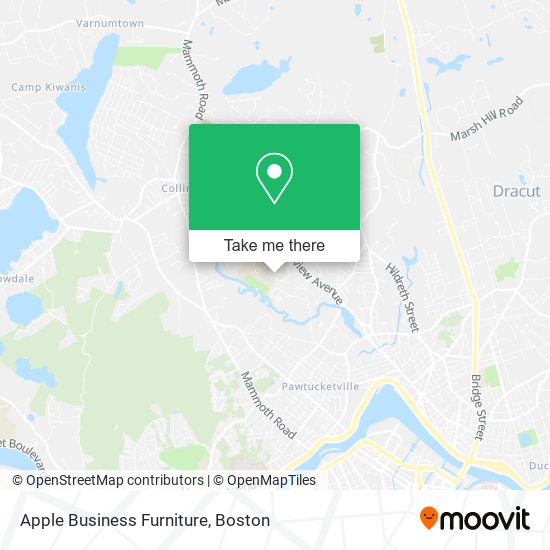 Apple Business Furniture map