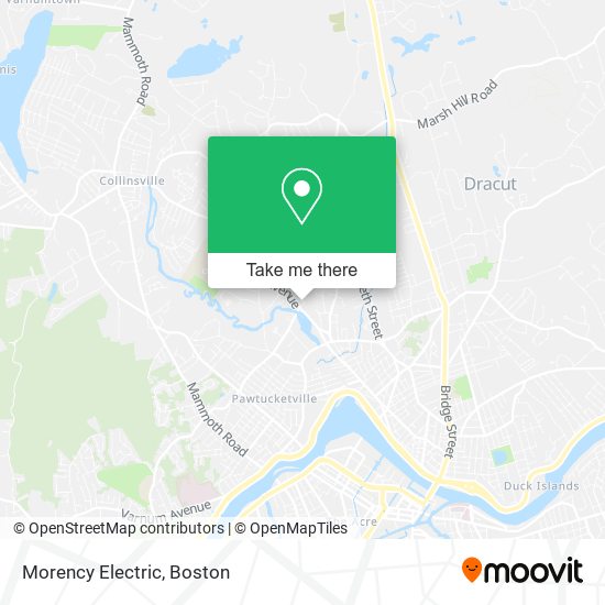 Mapa de Morency Electric