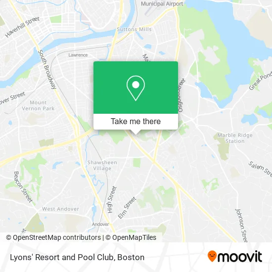 Lyons' Resort and Pool Club map