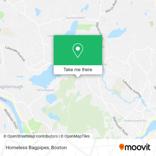 Homeless Bagpipes map