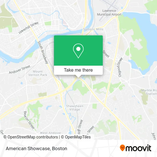 American Showcase map