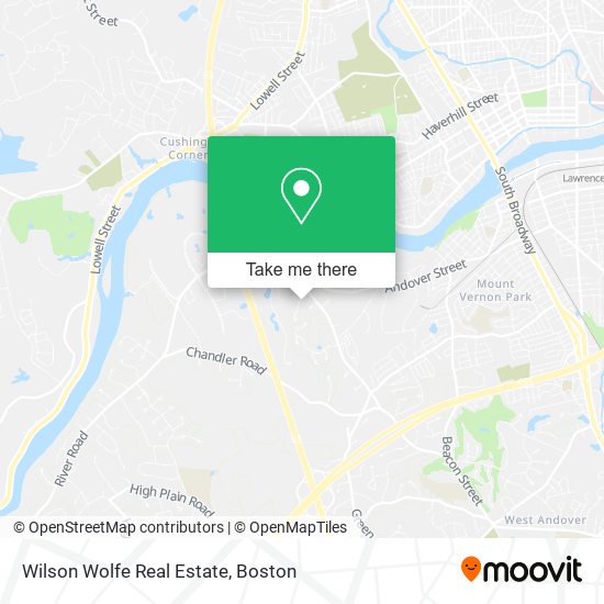 Wilson Wolfe Real Estate map