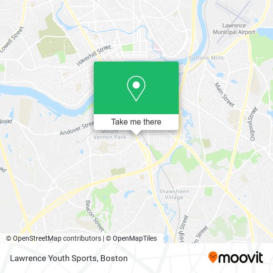 Lawrence Youth Sports map