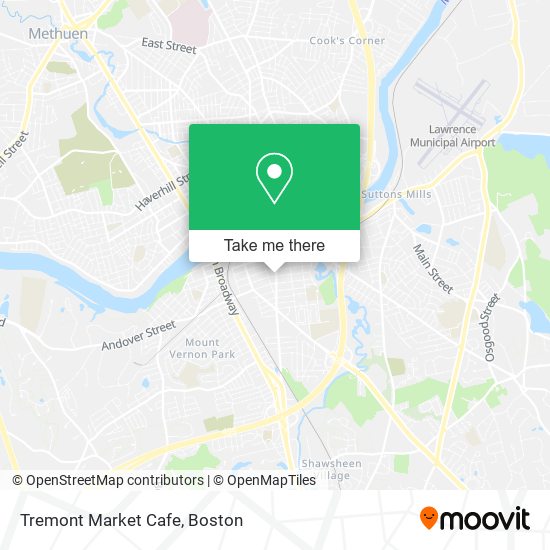 Mapa de Tremont Market Cafe