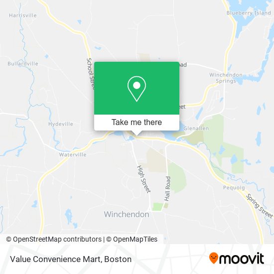 Mapa de Value Convenience Mart