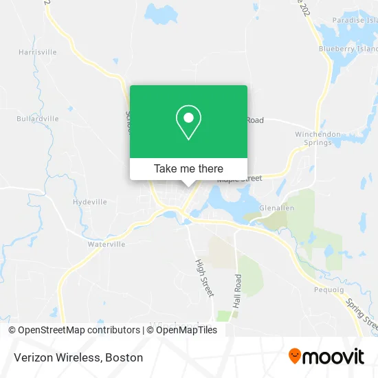 Verizon Wireless map