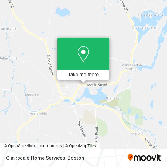 Clinkscale Home Services map