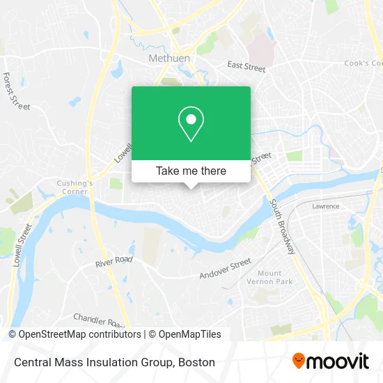 Central Mass Insulation Group map