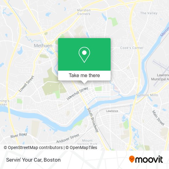 Mapa de Servin' Your Car