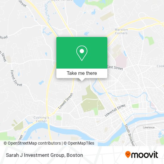 Sarah J Investment Group map