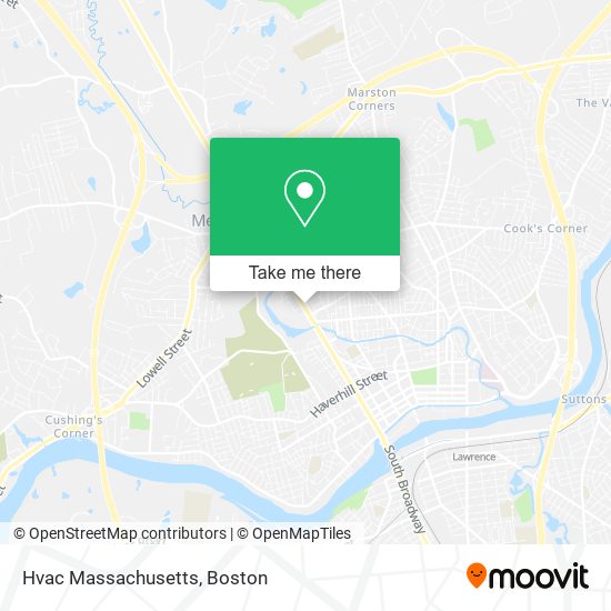 Hvac Massachusetts map