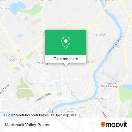 Merrimack Valley map