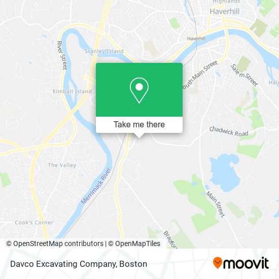 Mapa de Davco Excavating Company