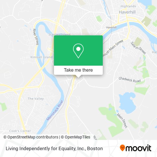 Mapa de Living Independently for Equality, Inc.