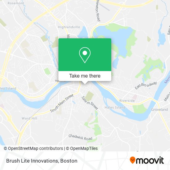 Mapa de Brush Lite Innovations