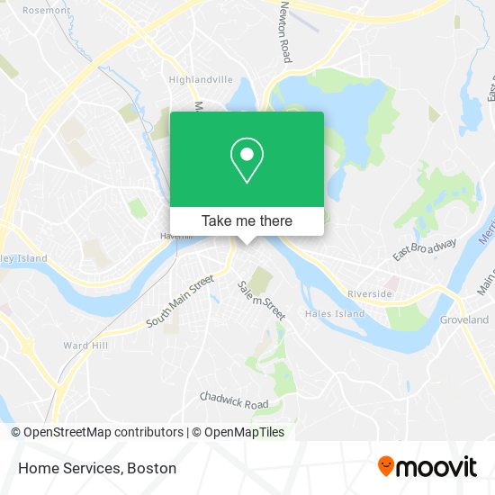 Home Services map