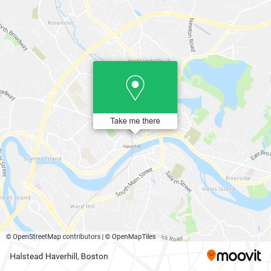 Halstead Haverhill map