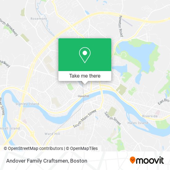 Andover Family Craftsmen map