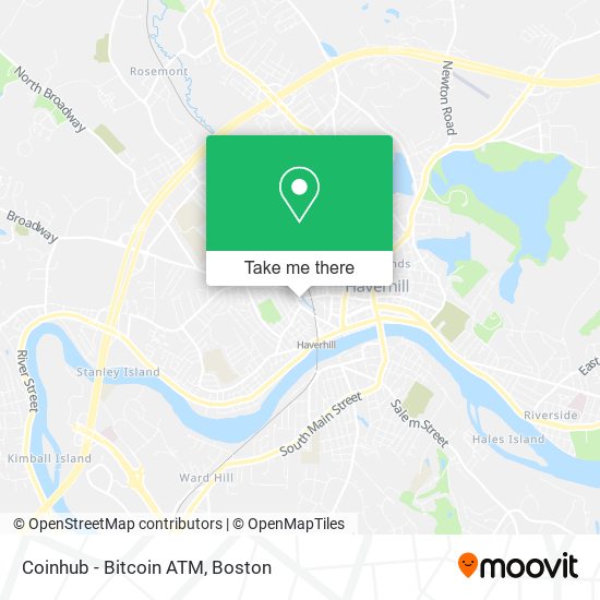 Mapa de Coinhub - Bitcoin ATM