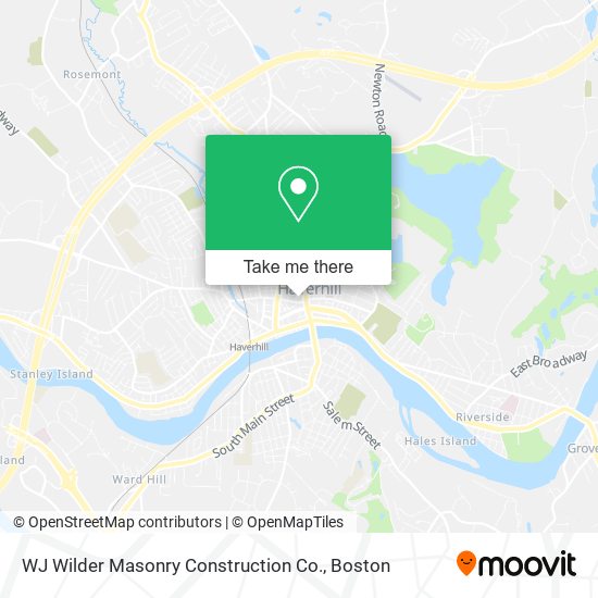 WJ Wilder Masonry Construction Co. map
