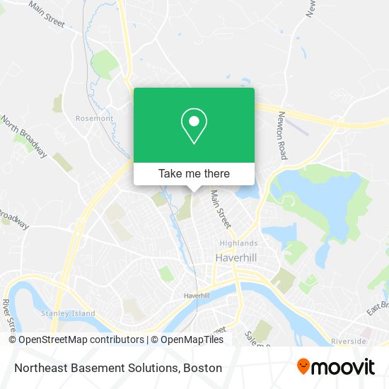 Mapa de Northeast Basement Solutions