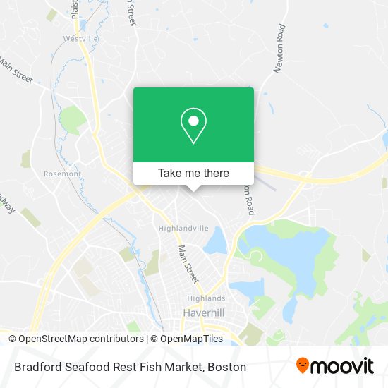 Bradford Seafood Rest Fish Market map