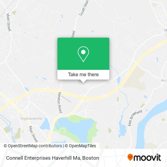 Mapa de Connell Enterprises Haverhill Ma
