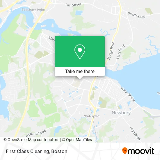 First Class Cleaning map