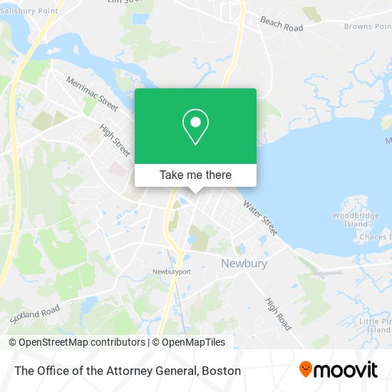 Mapa de The Office of the Attorney General