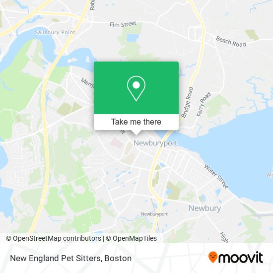 New England Pet Sitters map