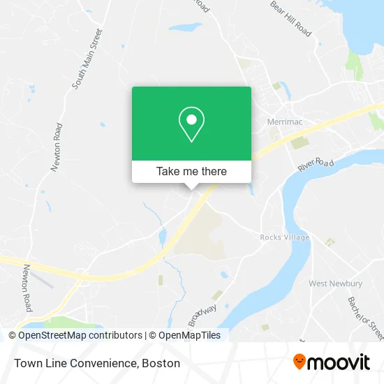 Town Line Convenience map