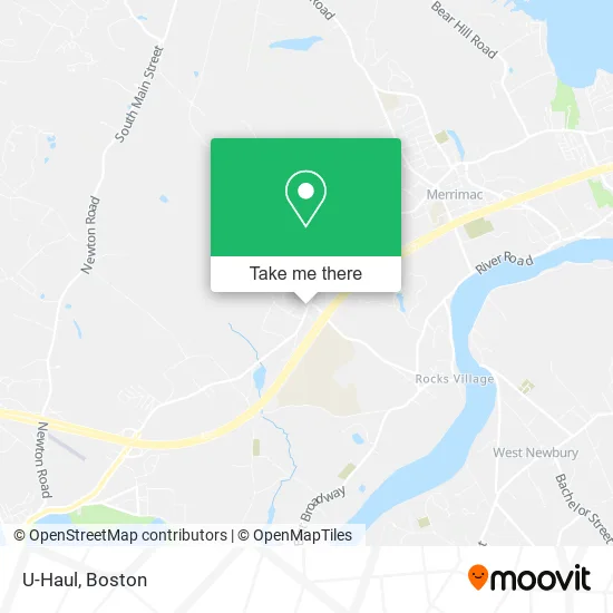 U-Haul map