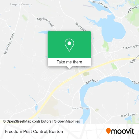 Freedom Pest Control map