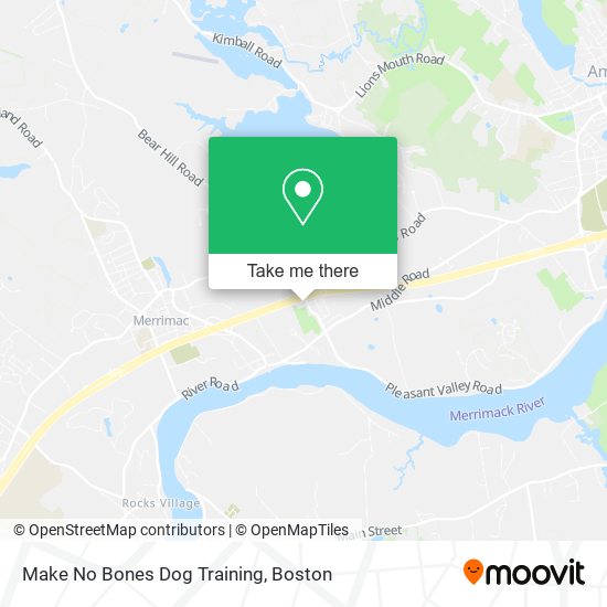 Make No Bones Dog Training map