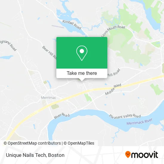 Unique Nails Tech map