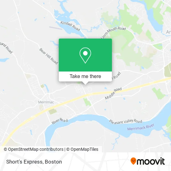 Short's Express map
