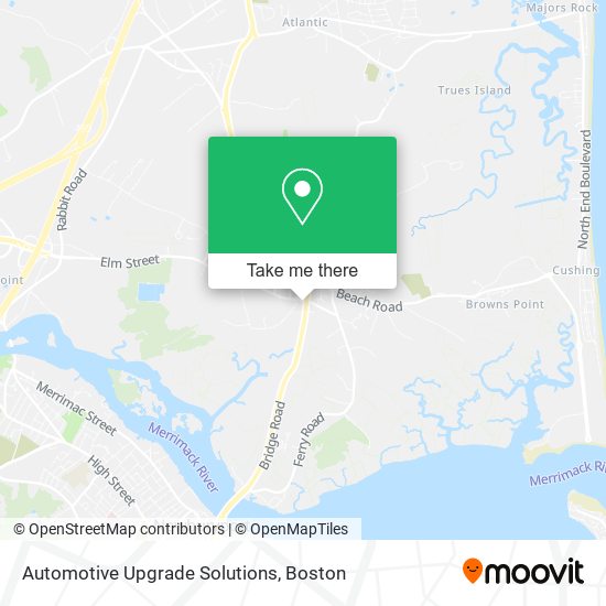 Automotive Upgrade Solutions map