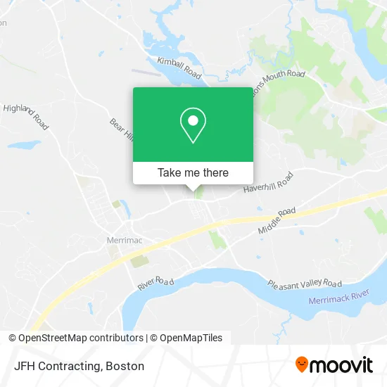 JFH Contracting map