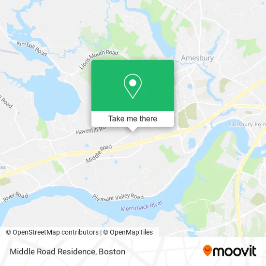 Middle Road Residence map
