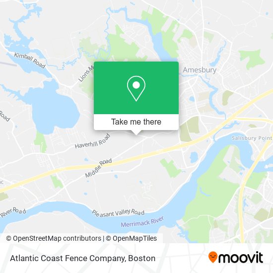 Mapa de Atlantic Coast Fence Company