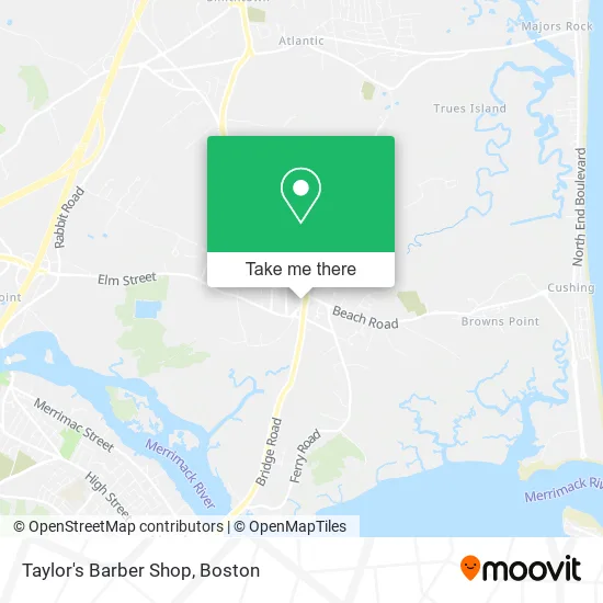 Mapa de Taylor's Barber Shop