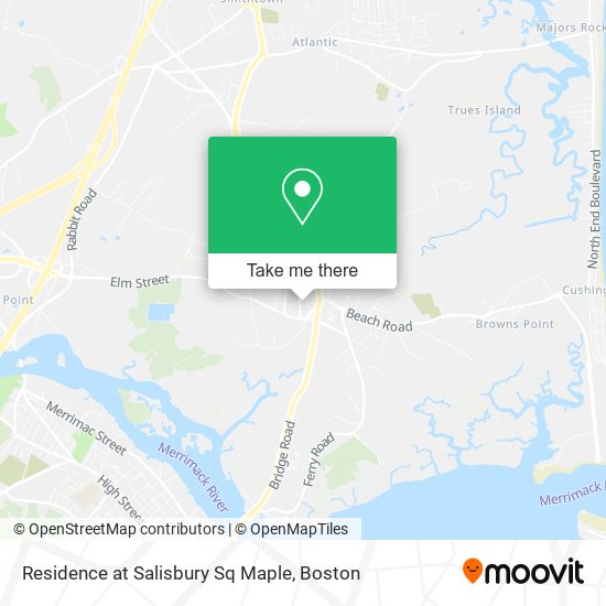 Residence at Salisbury Sq Maple map