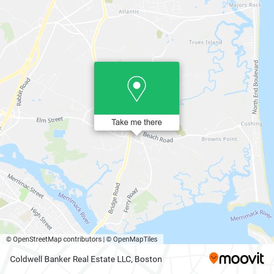 Coldwell Banker Real Estate LLC map
